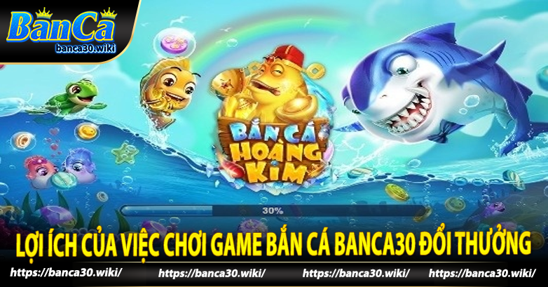 Lợi ích của việc chơi game bắn cá Banca30 đổi thưởng